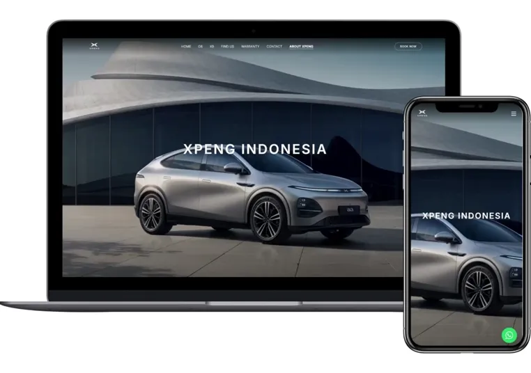 Website Xpeng Jakarta Selatan